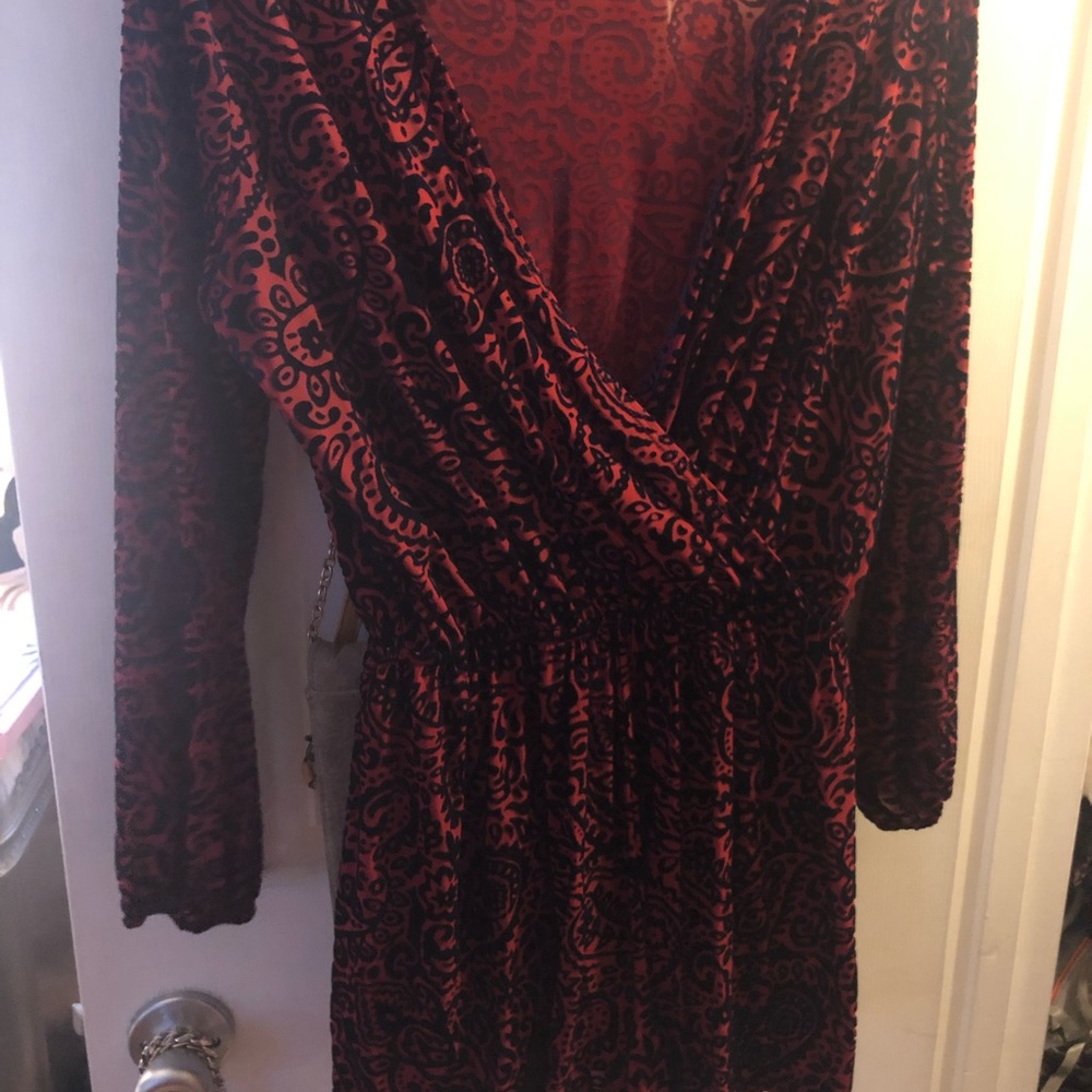 Plunge neck romper